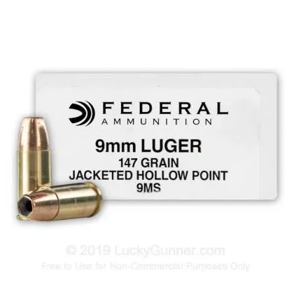 9mm 147gr JHP