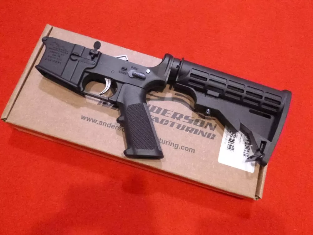 Anderson Manufacturing AM 15 AR 15 Complete M4 Lower Receiver New