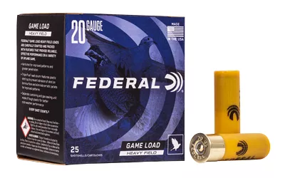 Federal GameShok 20GA #6 Shotgun Shells – 25 Count