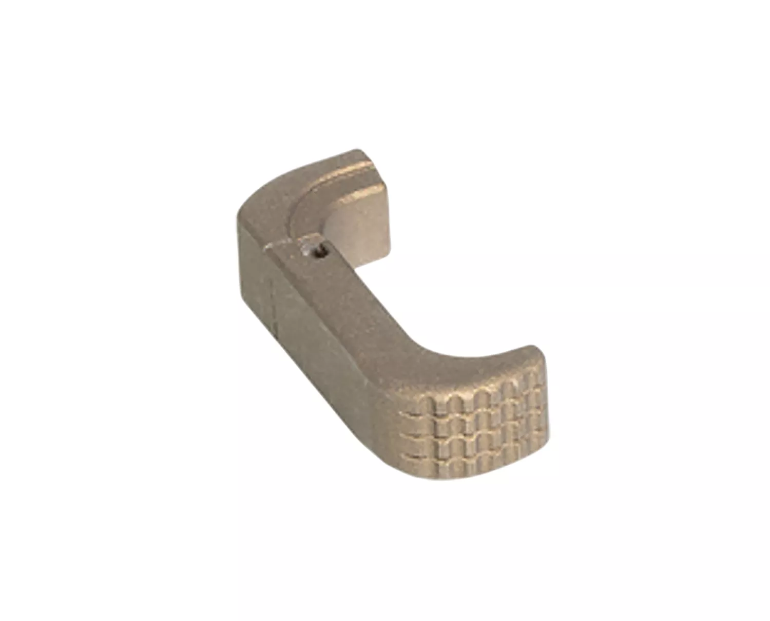 Timber Creek Outdoors Glock 43X Extended Magazine Release – Burnt Bronze Aluminum