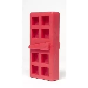 UAG .223 5.56 AR15 M4 M16 Red Injected Polymer Gunsmith Vise Block